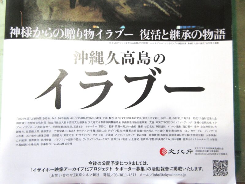 「沖縄久高島のイラブー」DVD